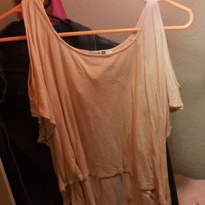 a pink fancy shirt from forever 21